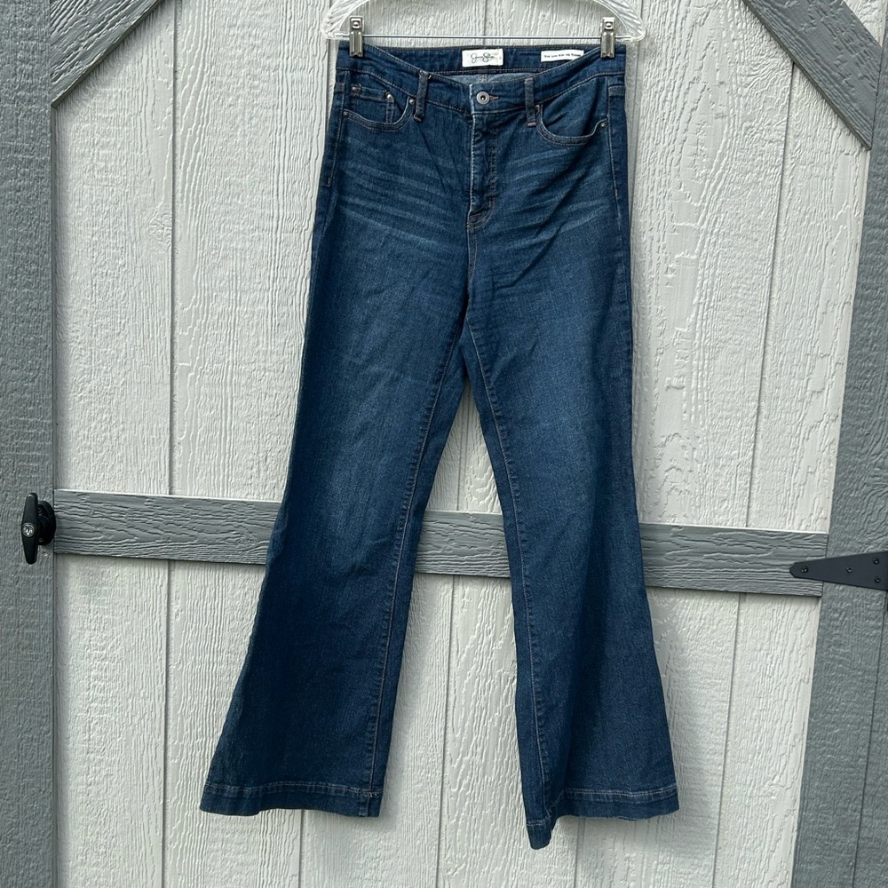 Jessica Simpson Classic Blue Wide Leg Jeans